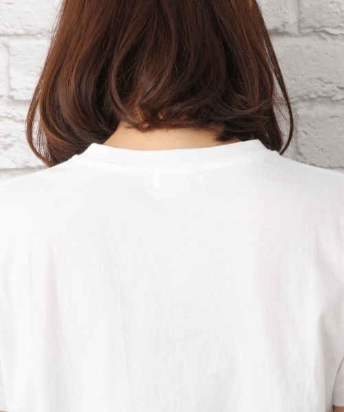 LEPSIM（レプシィム）の「カリフォルニアコットンポケTシャツ/SS　713031（Tシャツ/カットソー・レディース・トップグレー/ブラック/サックスブルー/オフホワイト/ライトピンク/ベージュ・MEDIUM/LARGE）」の13枚目の写真