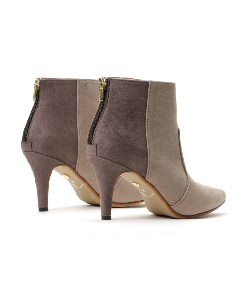 Carlie e felice（カーリーエフェリーチェ）の「【MADE IN JAPAN】【安心の日本製】美脚効果あり！ポインテッドトゥブーティ【Carlie e felice/カーリーエフェリーチェ】（ブーツ・レディース・ブラック/ベージュ/グレー/キャメル・M/L/S/LL）」の13枚目の写真