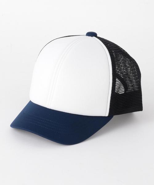 coen（コーエン）の「メッシュ切り替えキャップ●（キャップ・メンズ・ブラック/ネイビー・FREE）」の2枚目の写真