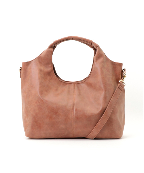 REAL CUBE(リアルキューブ)の「REAL CUBE フェイクレザー2WAYバッグ(ショルダーバッグ・レディース・モスグリーン/ワインレッド/オフホワイト/ブラック/モカ/ベージュ/オレンジ・FREE)」の20枚目の写真