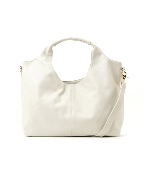 REAL CUBE(リアルキューブ)の「REAL CUBE フェイクレザー2WAYバッグ(ショルダーバッグ・レディース・モスグリーン/ワインレッド/オフホワイト/ブラック/モカ/ベージュ/オレンジ・FREE)」の21枚目の写真