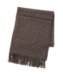 SHIPS JET BLUE | JOHN SCOTT: SHETTLAND ウールストール 【70×180】(マフラー)