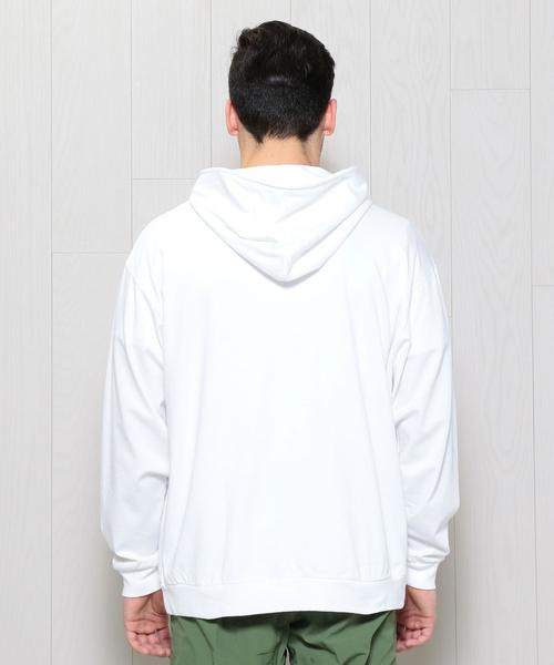 BEAUTY&YOUTH UNITED ARROWS(ビューティーアンドユースユナイテッドアローズ)の「<H>COTTON RAYON HALF ZIP HOODIE/スウェット ◆(パーカー・メンズ・ホワイト/ワインレッド/ネイビー・LARGE/SMALL/MEDIUM)」の6枚目の写真