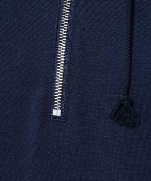 BEAUTY&YOUTH UNITED ARROWS(ビューティーアンドユースユナイテッドアローズ)の「<H>COTTON RAYON HALF ZIP HOODIE/スウェット ◆(パーカー・メンズ・ホワイト/ワインレッド/ネイビー・LARGE/SMALL/MEDIUM)」の13枚目の写真