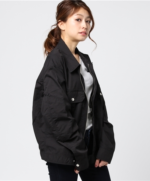 HYSTERIC GLAMOUR（ヒステリックグラマー）の「ワークJK（ブルゾン・レディース・インディゴブルー/カーキ/ブラック・SMALL/MEDIUM）」の8枚目の写真