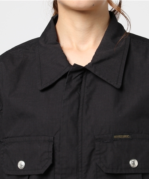 HYSTERIC GLAMOUR（ヒステリックグラマー）の「ワークJK（ブルゾン・レディース・インディゴブルー/カーキ/ブラック・SMALL/MEDIUM）」の9枚目の写真