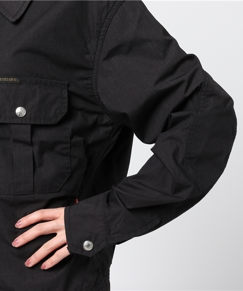 HYSTERIC GLAMOUR（ヒステリックグラマー）の「ワークJK（ブルゾン・レディース・インディゴブルー/カーキ/ブラック・SMALL/MEDIUM）」の19枚目の写真
