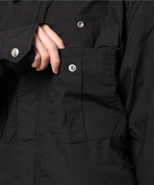 HYSTERIC GLAMOUR（ヒステリックグラマー）の「ワークJK（ブルゾン・レディース・インディゴブルー/カーキ/ブラック・SMALL/MEDIUM）」の18枚目の写真