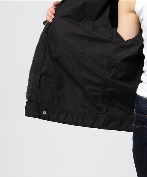 HYSTERIC GLAMOUR（ヒステリックグラマー）の「ワークJK（ブルゾン・レディース・インディゴブルー/カーキ/ブラック・SMALL/MEDIUM）」の15枚目の写真