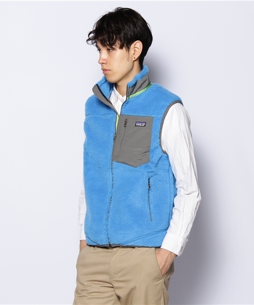 BEAMS（ビームス）の「Patagonia / “CLASSIC RETRO－X” VEST（ベスト・メンズ・ナチュラル/ブルー・X-SMALL/SMALL/MEDIUM）」の3枚目の写真