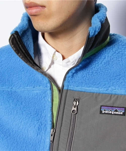 BEAMS（ビームス）の「Patagonia / “CLASSIC RETRO－X” VEST（ベスト・メンズ・ナチュラル/ブルー・X-SMALL/SMALL/MEDIUM）」の6枚目の写真