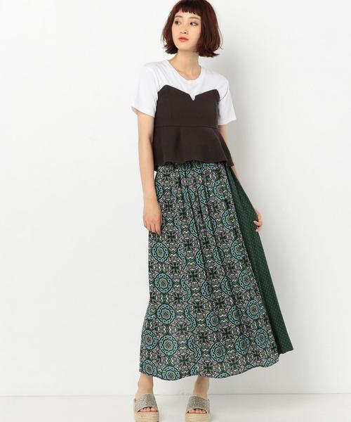 Another Edition（アナザーエディション）の「BONDINGﾍﾟﾌﾟﾗﾑﾋﾞｽﾁｪ（チューブトップ・レディース・オレンジ/パープル/モカ・FREE）」の7枚目の写真