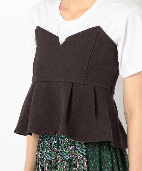 Another Edition（アナザーエディション）の「BONDINGﾍﾟﾌﾟﾗﾑﾋﾞｽﾁｪ（チューブトップ・レディース・オレンジ/パープル/モカ・FREE）」の12枚目の写真