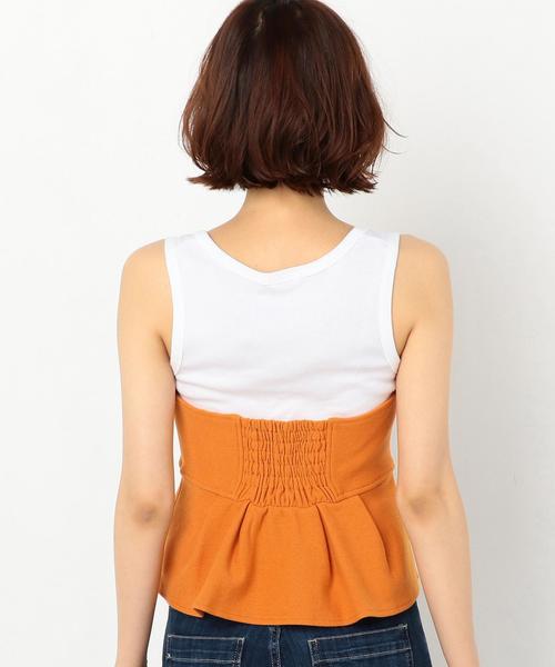 Another Edition（アナザーエディション）の「BONDINGﾍﾟﾌﾟﾗﾑﾋﾞｽﾁｪ（チューブトップ・レディース・オレンジ/パープル/モカ・FREE）」の16枚目の写真