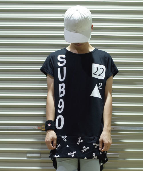 rovtski（ロフトスキー）の「rovtski【ビッグシルエット】フロントインノースリーブオーバーサイズＴシャツ/6C17051901（Tシャツ/カットソー・メンズ・ブラック系その他2/ホワイト系その他/ホワイト系その他3/ホワイト系その他2/ブラック系その他/ブラック系その他3・FREE）」の12枚目の写真