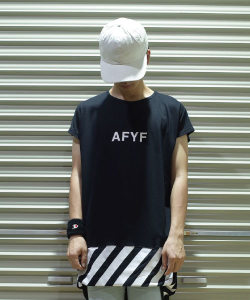 rovtski（ロフトスキー）の「rovtski【ビッグシルエット】フロントインノースリーブオーバーサイズＴシャツ/6C17051901（Tシャツ/カットソー・メンズ・ブラック系その他2/ホワイト系その他/ホワイト系その他3/ホワイト系その他2/ブラック系その他/ブラック系その他3・FREE）」の18枚目の写真