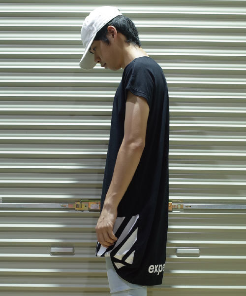 rovtski（ロフトスキー）の「rovtski【ビッグシルエット】フロントインノースリーブオーバーサイズＴシャツ/6C17051901（Tシャツ/カットソー・メンズ・ブラック系その他2/ホワイト系その他/ホワイト系その他3/ホワイト系その他2/ブラック系その他/ブラック系その他3・FREE）」の19枚目の写真