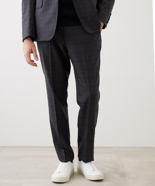 UNITED TOKYO（ユナイテッドトウキョウ）の「チェックウールスラックス（スラックス・メンズ・グレー/ネイビー・1/2/3）」の14枚目の写真