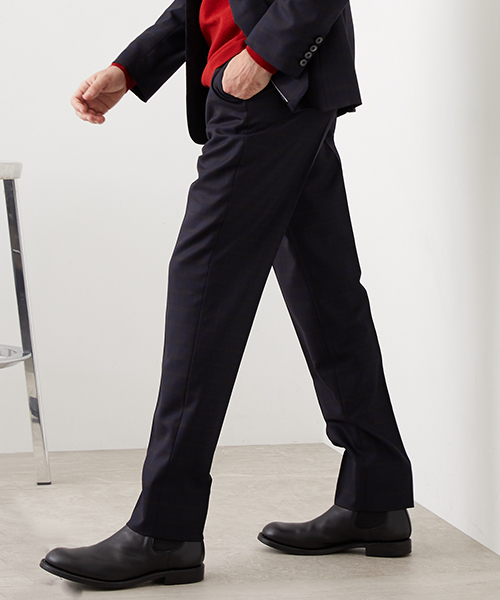 UNITED TOKYO（ユナイテッドトウキョウ）の「チェックウールスラックス