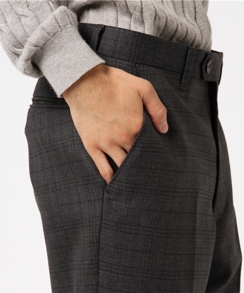 UNITED TOKYO（ユナイテッドトウキョウ）の「チェックウールスラックス（スラックス・メンズ・グレー/ネイビー・1/2/3）」の8枚目の写真