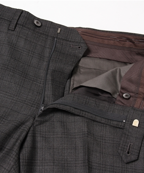 UNITED TOKYO（ユナイテッドトウキョウ）の「チェックウールスラックス（スラックス・メンズ・グレー/ネイビー・1/2/3）」の3枚目の写真