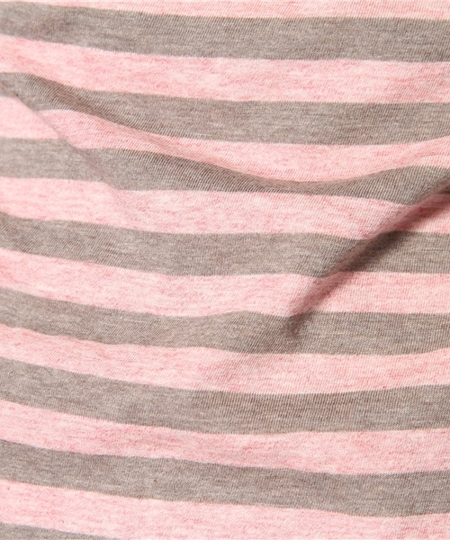 CIAOPANIC(チャオパニック)の「32ボーダーS/S(Tシャツ/カットソー・メンズ・ピンク・MEDIUM/LARGE)」の5枚目の写真
