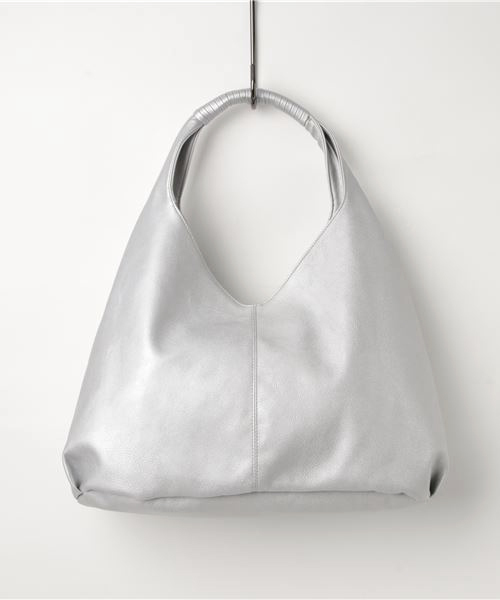 un dix cors（アンディコール）の「メタリックBAG（ハンドバッグ・レディース・シルバー/ブロンズ・ﾌﾘ-）」の4枚目の写真