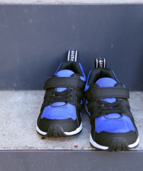 GLOBAL WORK（グローバルワーク）の「【キッズ】シュンソク6/777121（スニーカー・キッズ・ブラック/ブルー/グリーン系カモフラージュ・22cm/18cm/19cm/20cm/21cm）」の3枚目の写真