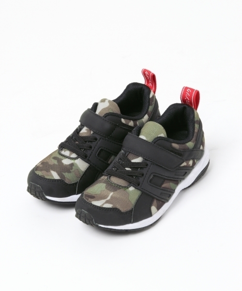 GLOBAL WORK（グローバルワーク）の「【キッズ】シュンソク6/777121（スニーカー・キッズ・ブラック/ブルー/グリーン系カモフラージュ・22cm/18cm/19cm/20cm/21cm）」の10枚目の写真