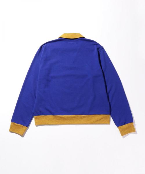 BEAUTY&YOUTH UNITED ARROWS(ビューティーアンドユースユナイテッドアローズ)の「<TUBE> SKIPPER L/SL/スキッパー(Tシャツ/カットソー・メンズ・コバルトブルー/パープル・MEDIUM/LARGE)」の3枚目の写真