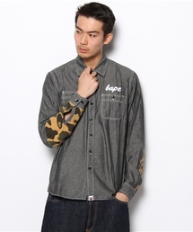 A BATHING APE | WORK CHAMBRAY SHIRT(シャツ/ブラウス)
