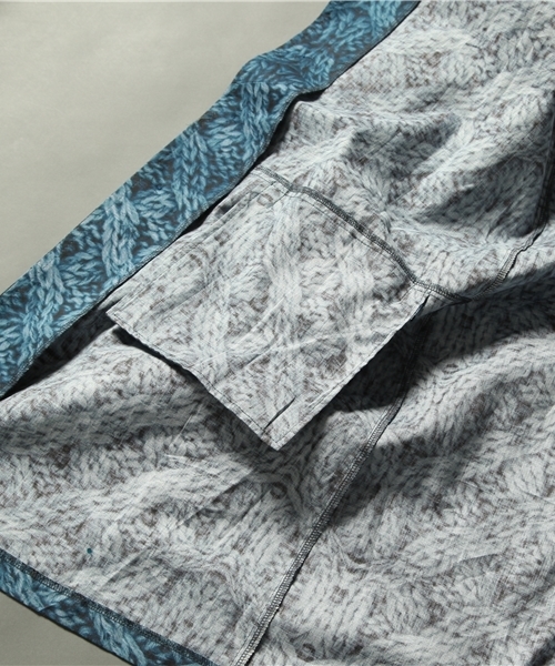 STORAMA（ストラマ）の「【STORAMA】トロンプルイユニットガウンシャツ（その他アウター・レディース・ネイビー/ブラック/ホワイト・SMALL/MEDIUM）」の7枚目の写真