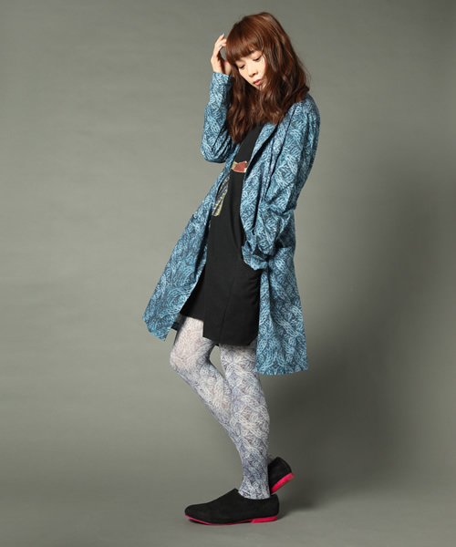 STORAMA（ストラマ）の「【STORAMA】トロンプルイユニットガウンシャツ（その他アウター・レディース・ネイビー/ブラック/ホワイト・SMALL/MEDIUM）」の9枚目の写真