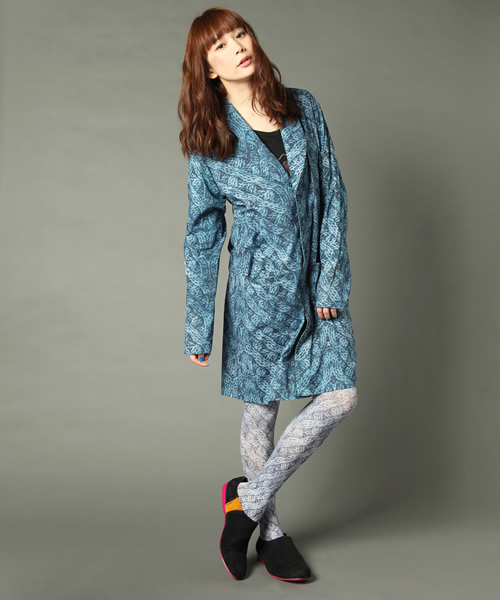 STORAMA（ストラマ）の「【STORAMA】トロンプルイユニットガウンシャツ（その他アウター・レディース・ネイビー/ブラック/ホワイト・SMALL/MEDIUM）」の11枚目の写真