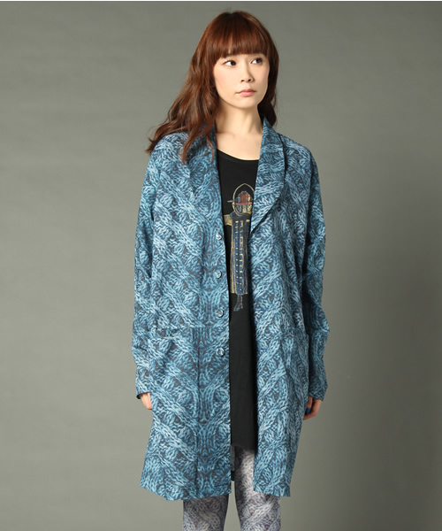 STORAMA（ストラマ）の「【STORAMA】トロンプルイユニットガウンシャツ（その他アウター・レディース・ネイビー/ブラック/ホワイト・SMALL/MEDIUM）」の12枚目の写真