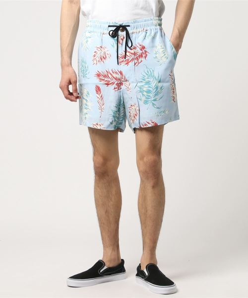 ALLEGE(アレッジ)の「【ALLEGE】Print shorts/AH17S-PT06(その他パンツ・メンズ・ブラック/サックスブルー・2)」の1枚目の写真