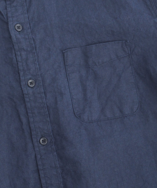 ROOPTOKYO（ループトウキョウ）の「国産 Herdmans Linen ボタンダウンL/Sシャツ（シャツ/ブラウス・メンズ・ホワイト/ネイビー・L/M）」の15枚目の写真