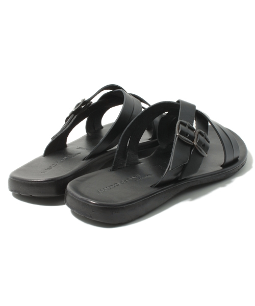 martinique（マルティニーク）の「MAURO de BARI/レザーサンダル（サンダル・メンズ・ブラック/ダークブラウン・41/42/43/44）」の3枚目の写真