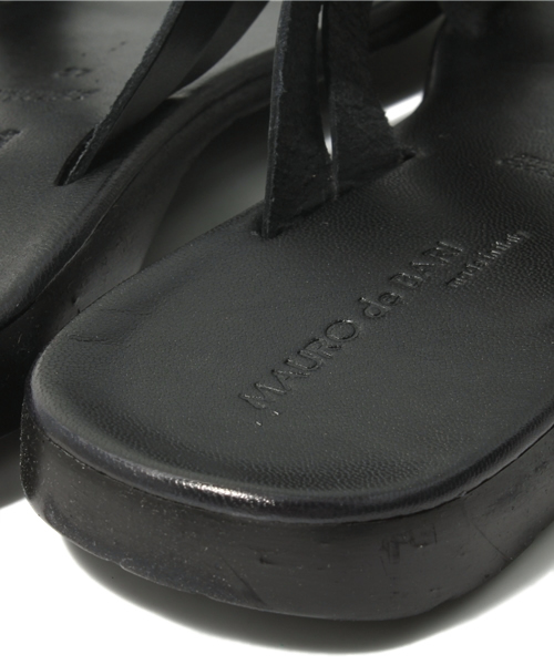 martinique（マルティニーク）の「MAURO de BARI/レザーサンダル（サンダル・メンズ・ブラック/ダークブラウン・41/42/43/44）」の5枚目の写真