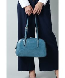 NATURAL BEAUTY BASIC | 【雑誌掲載】クロコ型押しショルダー(ショルダーバッグ)