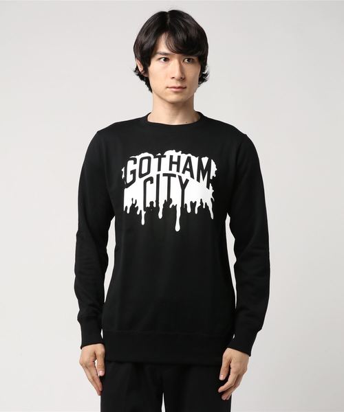 NUMBER (N)INE（ナンバーナイン）の「GOTHAM CITY PAINT_REGULAR SWEATSHIRT（スウェット・メンズ・チャコールグレー/ブラック・2/4/3）」の2枚目の写真