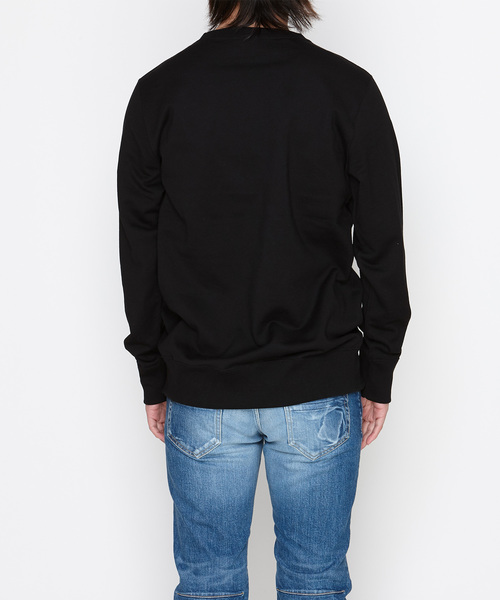 NUMBER (N)INE（ナンバーナイン）の「GOTHAM CITY PAINT_REGULAR SWEATSHIRT（スウェット・メンズ・チャコールグレー/ブラック・2/4/3）」の4枚目の写真