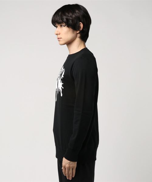 NUMBER (N)INE（ナンバーナイン）の「GOTHAM CITY PAINT_REGULAR SWEATSHIRT（スウェット・メンズ・チャコールグレー/ブラック・2/4/3）」の7枚目の写真