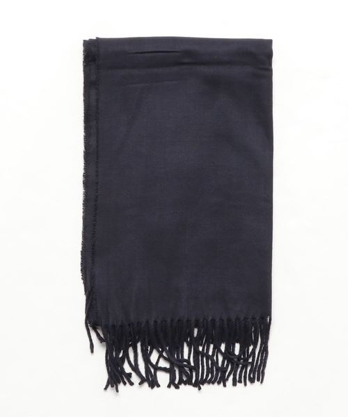 WEGO（ウィゴー）の「WEGO/カシミヤタッチストール（ストール/ショール・メンズ・ブラック/ネイビー/杢グレー/キャメル/ワイン・FREE）」の6枚目の写真