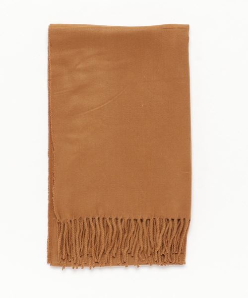 WEGO（ウィゴー）の「WEGO/カシミヤタッチストール（ストール/ショール・メンズ・ブラック/ネイビー/杢グレー/キャメル/ワイン・FREE）」の12枚目の写真