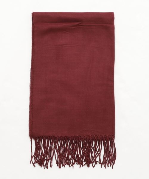 WEGO（ウィゴー）の「WEGO/カシミヤタッチストール（ストール/ショール・メンズ・ブラック/ネイビー/杢グレー/キャメル/ワイン・FREE）」の11枚目の写真