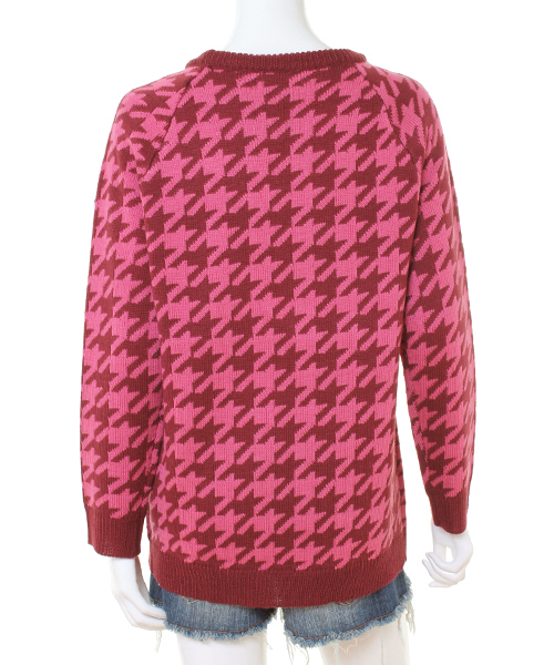 WC（ダブル シー）の「wc/千鳥柄ニット（ニット/セーター・レディース・ブルー/イエロー/ピンク・FREE）」の11枚目の写真