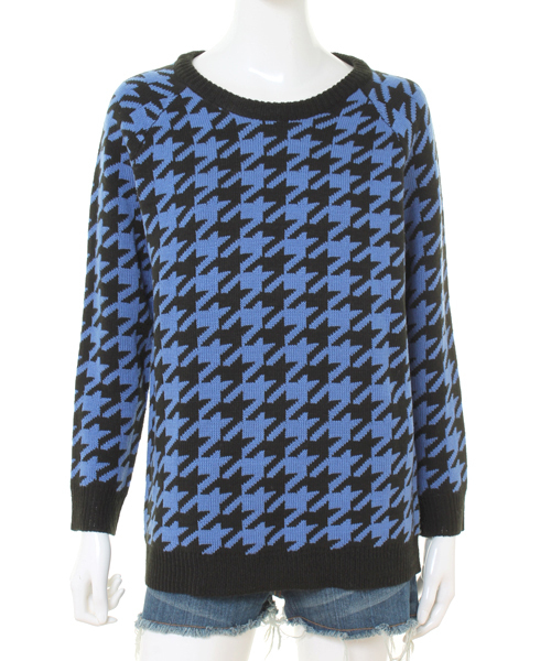 WC（ダブル シー）の「wc/千鳥柄ニット（ニット/セーター・レディース・ブルー/イエロー/ピンク・FREE）」の7枚目の写真