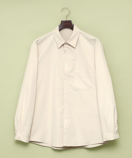 EMMA CLOTHES（エマクローズ）の「高密度レギュラーカラーワイドシャツ（シャツ/ブラウス・メンズ・ライトブルー/ネイビー/グレー/ライトグリーン/ライトベージュ・M/L）」の16枚目の写真