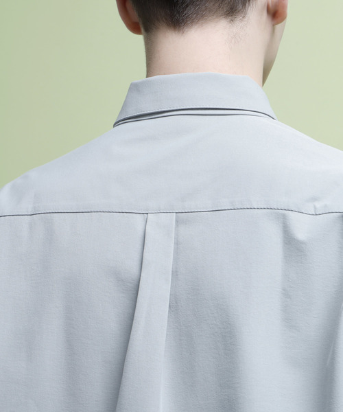 EMMA CLOTHES（エマクローズ）の「高密度レギュラーカラーワイドシャツ（シャツ/ブラウス・メンズ・ライトブルー/ネイビー/グレー/ライトグリーン/ライトベージュ・M/L）」の11枚目の写真